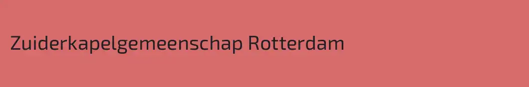 Zuiderkapelgemeenschap Rotterdam